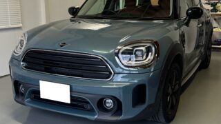 [高崎市]ミニ・クロスオーバーの雹害車修理｜デントリペア施工