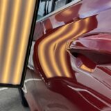 ボルボV60 リアドアのヘコミ