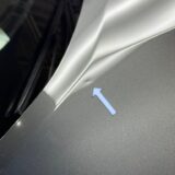 エクストレイル　ボンネット、フェンダーのヘコミ