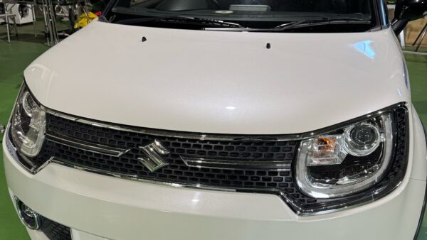 イグニス　ルーフにできた線上のヘコミ