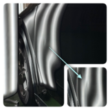 X1 ドアのヘコミ