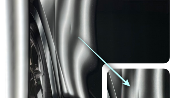 X1 ドアのヘコミ