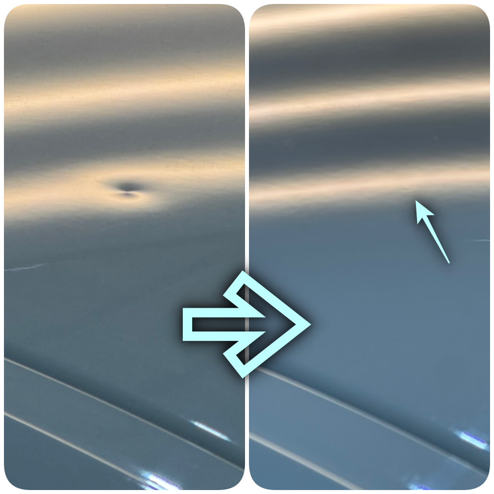 320I ルーフ デントリペア