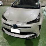 プリウス　雹害車のヘコミ修理