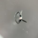 [高崎市]スペーシアギア　フロントガラスの飛び石修理｜ガラスリペア施工