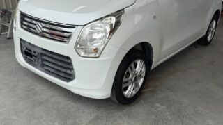 [高崎市]ワゴンR ドアのヘコミ修理｜デントリペア施工